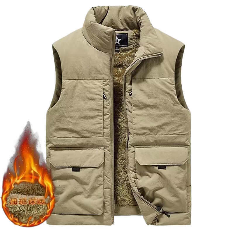 Outdoor Hunting Fleece - Kış erkek kargo avcılık yelekler kalın