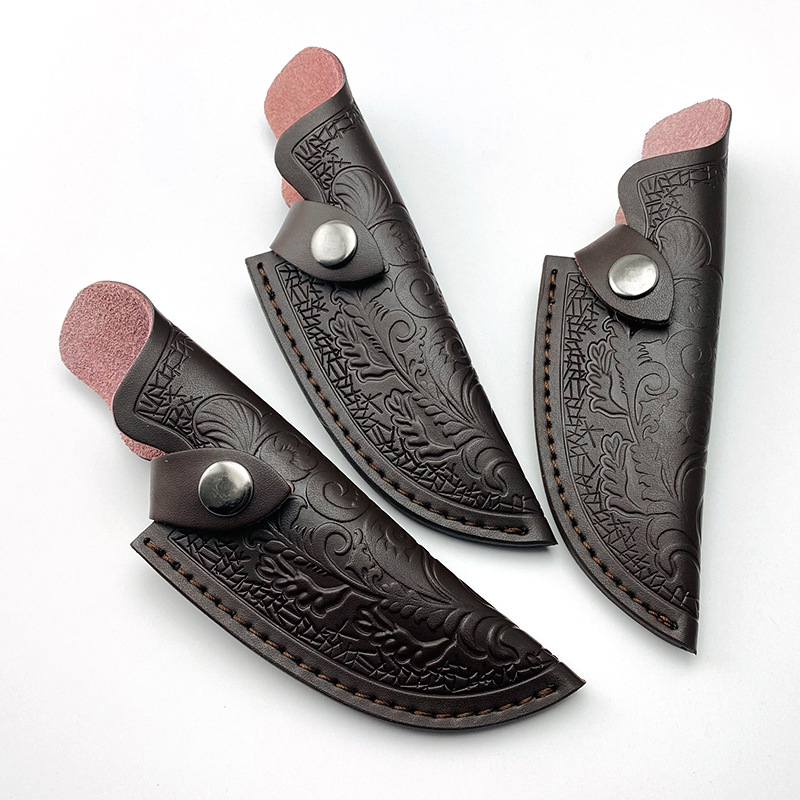Outdoor Hunting Knife Set - Sığır derisi Bıçak Kılıf Açık Küçük