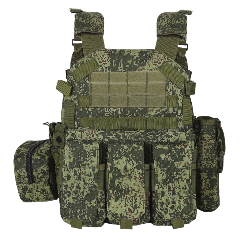 Outdoor Hunting Fleece - 6094 Kamuflaj Taktik Yelek Çok Fonksiyonlu