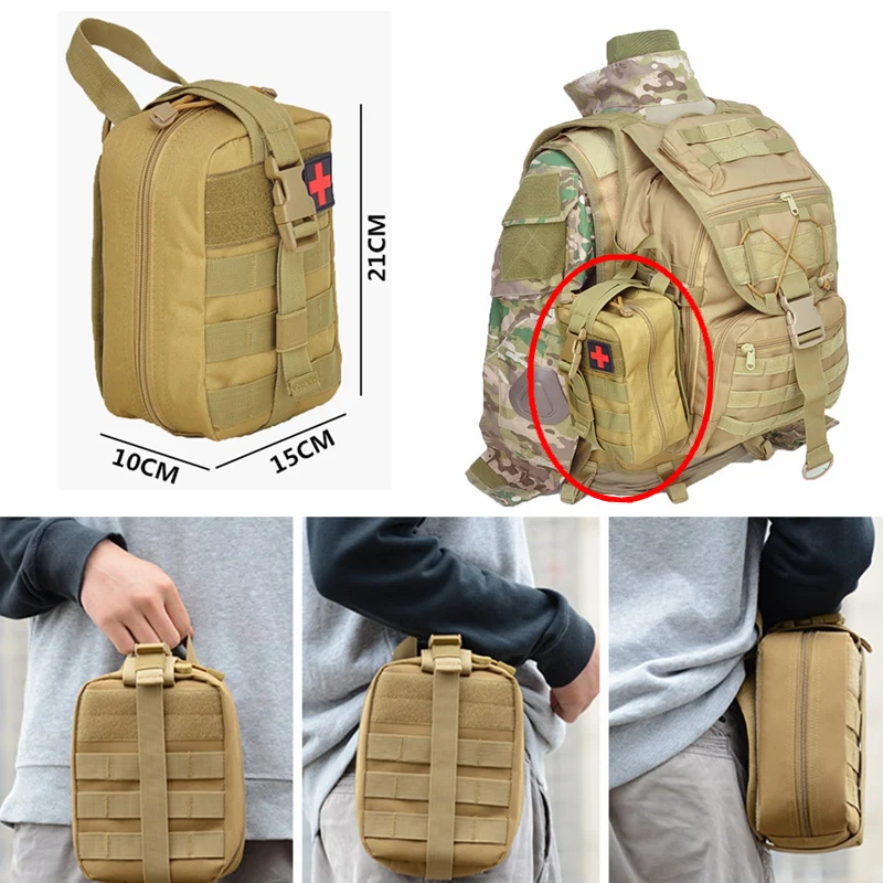 Hunting And Outdoor Supplies - Molle Çantası Taktik Tıbbi Çantası Koparılabilir