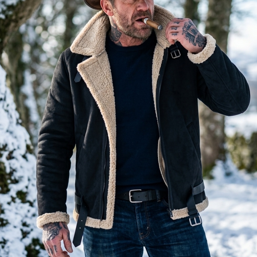 Outdoor Hunting Fleece - Erkekler Kış Suni Süet Ceket Polar