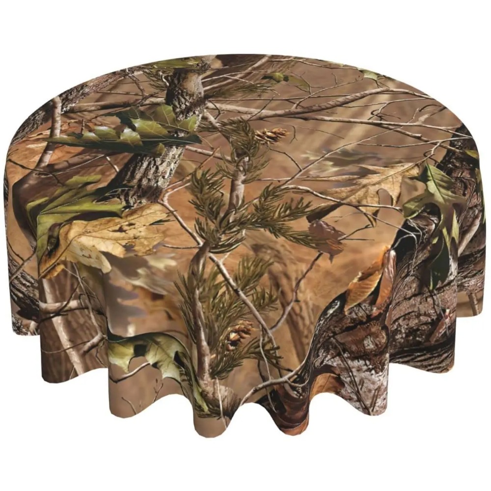 Outdoor Hunting Table - Avcılık Camo Yuvarlak Masa Örtüsü 60