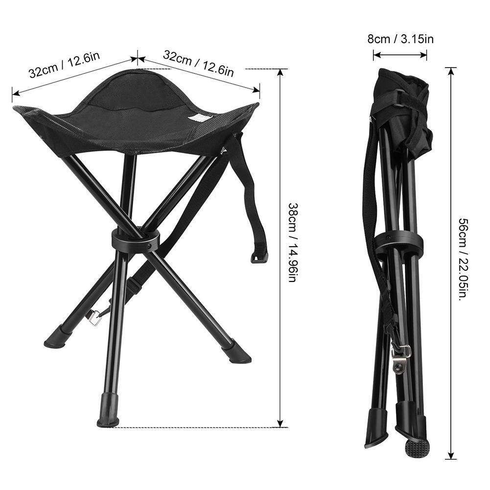 Taşınabilir Tripod dışkı katla - Hunting And Fishing Outdoor Chairs incelemesi ve fiyatı