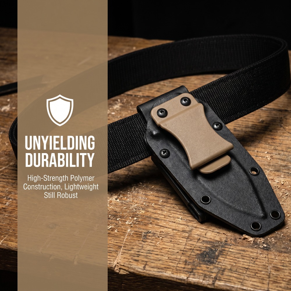 Dayanıklı Plastik Kydex Kılıf  - Outdoor Hunting Knife Set incelemesi ve fiyatı